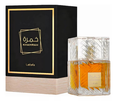Lattafa Khamrah Eau de Parfum – 3.4 oz (100ml) Unisex Fragrance – Long-Lasting Gourmand Spicy Vanilla Perfume